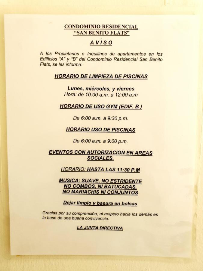 Apartament San Benito Flats Wifi 50Mg - 4 Huespedes - Parqueos San Salvador Zewnętrze zdjęcie
